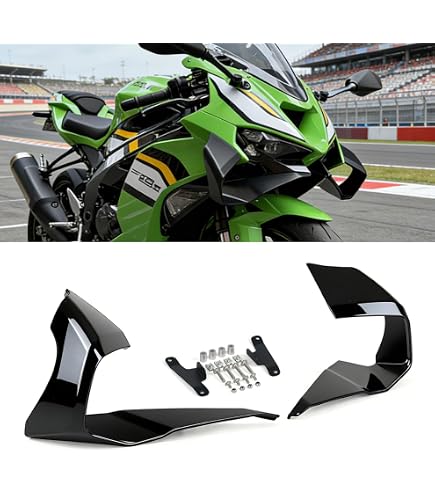 Amazon.com: Puig Downforce Race Side Spoilers Kawasaki ZX-10R/ ZX